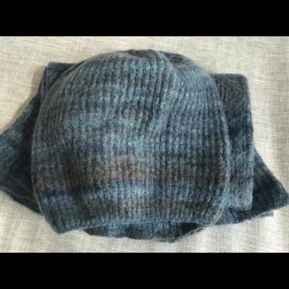 Beanie and scarf set